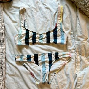 Solid & Striped bikini set